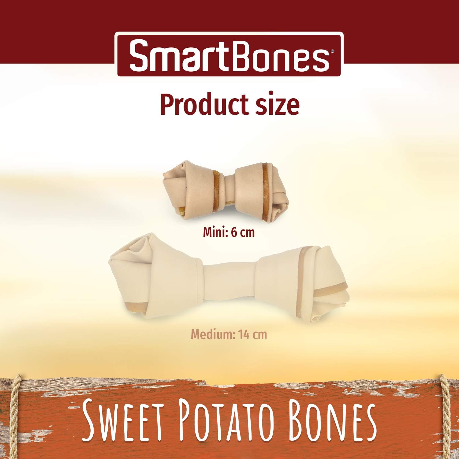 SmartBones Sweet Potato Medium 2 Pk